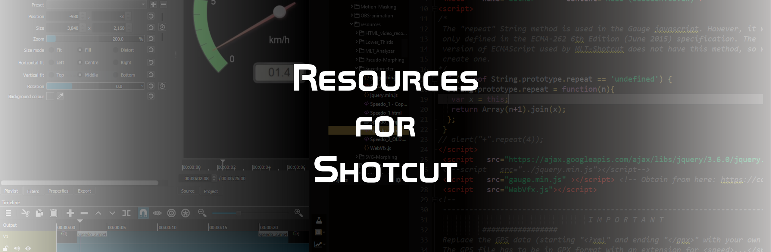 Resources for Shotcut